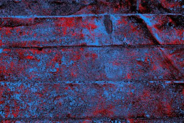 Çizik ve çatlaklarla metal doku