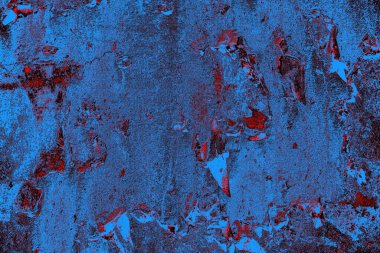 Dökülen boya paslı metal dokusu