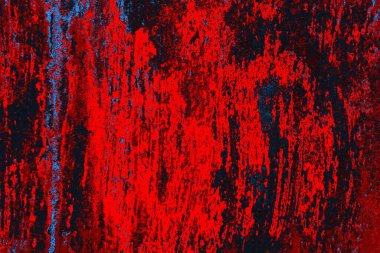 Soyut grunge arkaplanı. Monokrom dokusu. Mavi ve kırmızı desenli arkaplan