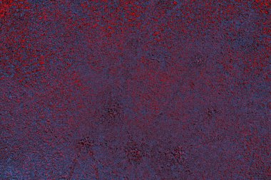 Kırmızı ve mavi renkli grungy duvar, desenli arka plan