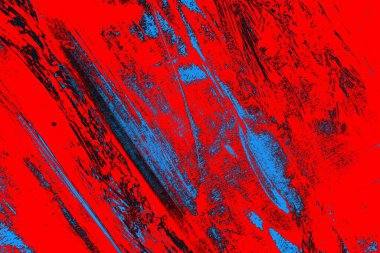 Kırmızı ve mavi renkli grunge duvar dokusu arkaplanı