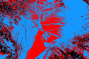 Kırışık kırmızı polietilen film dokusu