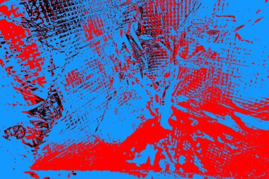 Kırışık kırmızı polietilen film dokusu