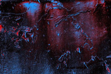 Dökülen boya paslı metal dokusu