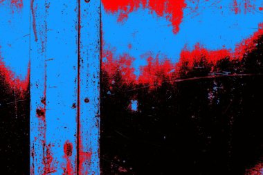 Çizik ve çatlaklarla metal doku