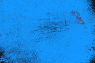 Kırmızı ve mavi renkli grungy duvar, desenli arka plan