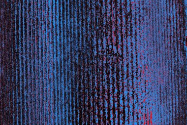 Kırmızı ve mavi renkli grungy duvar, desenli arka plan