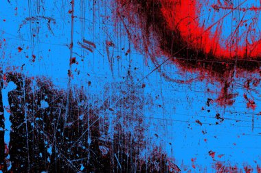 Çizik ve çatlaklarla metal doku