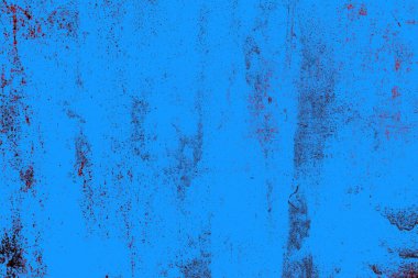 Kırmızı ve mavi renkli grungy duvar, desenli arka plan