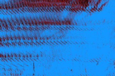 Kırmızı ve mavi renkli grungy duvar, desenli arka plan