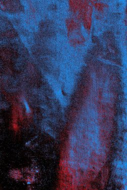 Kırmızı ve mavi renkli grungy duvar, desenli arka plan