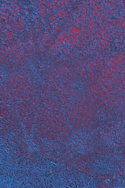 Kırmızı ve mavi renkli grungy duvar, desenli arka plan