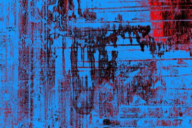 Çizik ve çatlaklarla metal doku