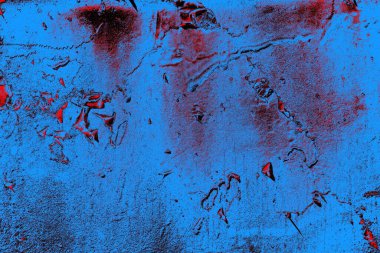 Dökülen boya paslı metal dokusu