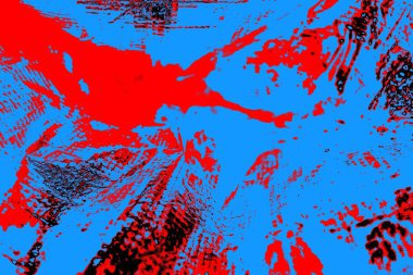 Kırışık kırmızı polietilen film dokusu