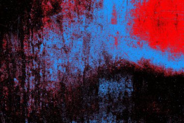 Çizik ve çatlaklarla metal doku.