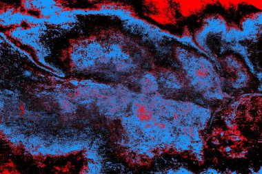 Çizik ve çatlaklarla metal doku