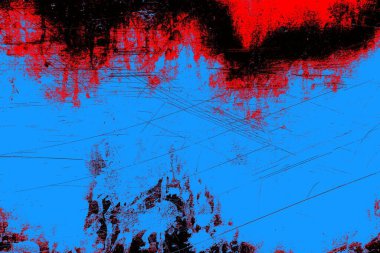 Çizik ve çatlaklarla metal doku