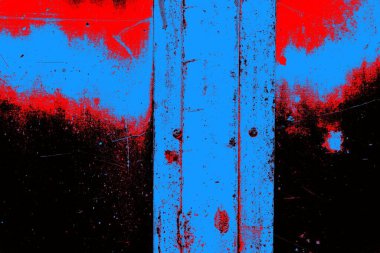 Çizik ve çatlaklarla metal doku