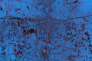 Dökülen boya paslı metal dokusu