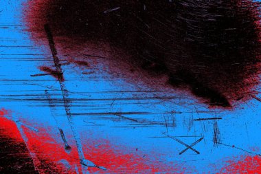 Çizik ve çatlaklarla metal doku