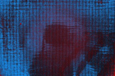 Kırmızı ve mavi renkli grungy duvar, desenli arka plan