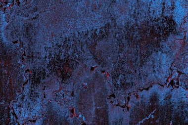 Dökülen boya paslı metal dokusu