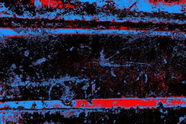 Çizik ve çatlaklarla metal doku