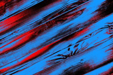 Kırmızı ve mavi renkli grungy duvar, desenli arka plan