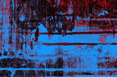 Çizik ve çatlaklarla metal doku