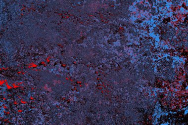 Çizik ve çatlaklarla metal doku