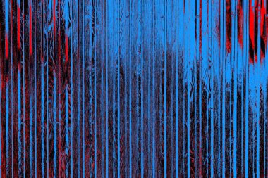 Kırmızı ve mavi renkli grungy duvar, desenli arka plan