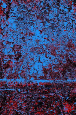 Çizik ve çatlaklarla metal doku