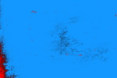 Kırmızı ve mavi renkli grungy duvar, desenli arka plan