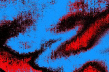 Çizik ve çatlaklarla metal doku.