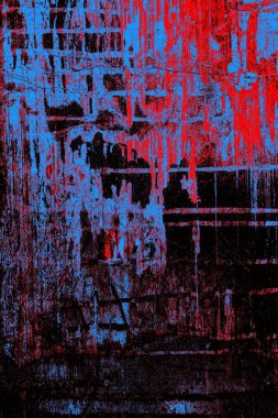 Çizik ve çatlaklarla metal doku