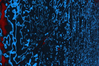 Kırmızı ve mavi renkli grungy duvar, desenli arka plan