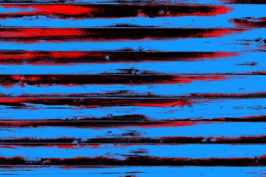 Kırmızı ve mavi renkli grungy duvar, desenli arka plan