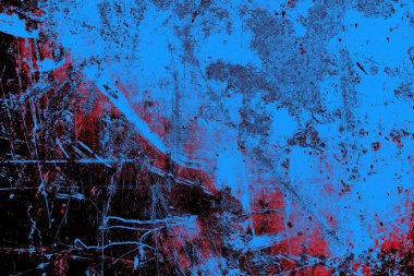 Çizik ve çatlaklarla metal doku