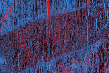Kırmızı ve mavi renkli grungy duvar, desenli arka plan