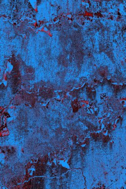 Dökülen boya paslı metal dokusu