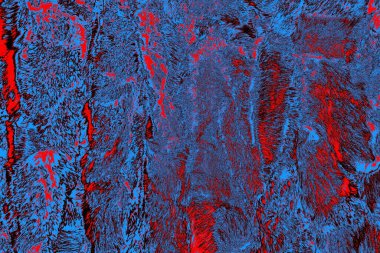 Kırmızı ve mavi renkli grungy duvar, desenli arka plan