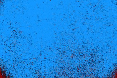 Kırmızı ve mavi renkli grungy duvar, desenli arka plan