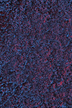 Kırmızı ve mavi renkli grungy duvar, desenli arka plan