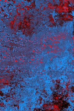 Çizik ve çatlaklarla metal doku