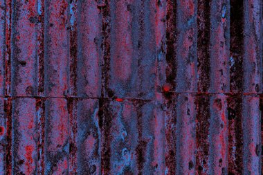 Oluklu eski çatı dokusu