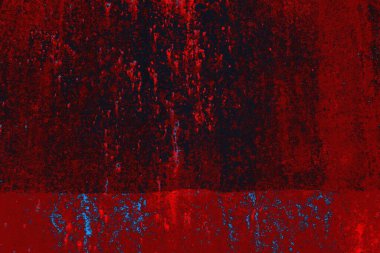 Soyut grunge arkaplanı. Monokrom dokusu. Mavi ve kırmızı desenli arkaplan