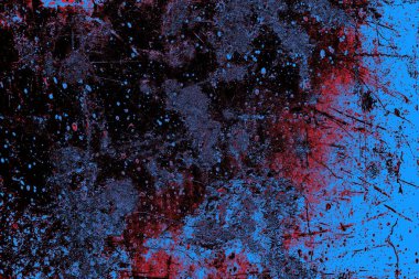 Çizik ve çatlaklarla metal doku