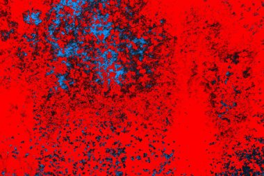 Soyut grunge arkaplanı. Monokrom dokusu. Mavi ve kırmızı desenli arkaplan