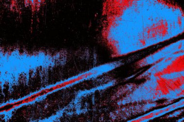 Çizik ve çatlaklarla metal doku.